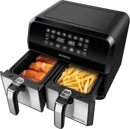 Mondial Dual Air Fryer AFD-01-BI (8 litros)