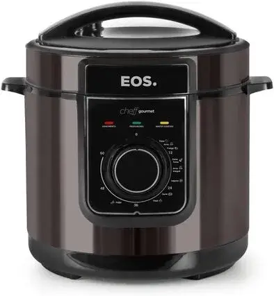 Panela de Pressão Elétrica Eos Multicooker Cheff Gourmet Titanium (5 Litros)