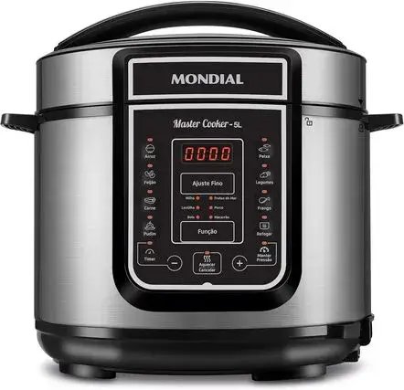 Panela de Pressão Elétrica Mondial Master Cooker PE-38 (5 Litros)