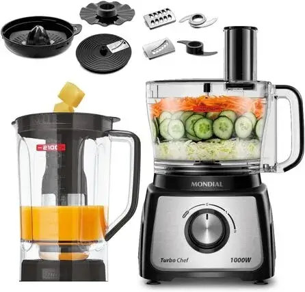 Processador de Alimentos Mondial Turbo Chef MPN-01-BF