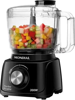 Processador de Alimentos Mondial Turbo Pratic MP-16-B